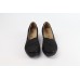UNISOFT fekete telitalpú női cipő