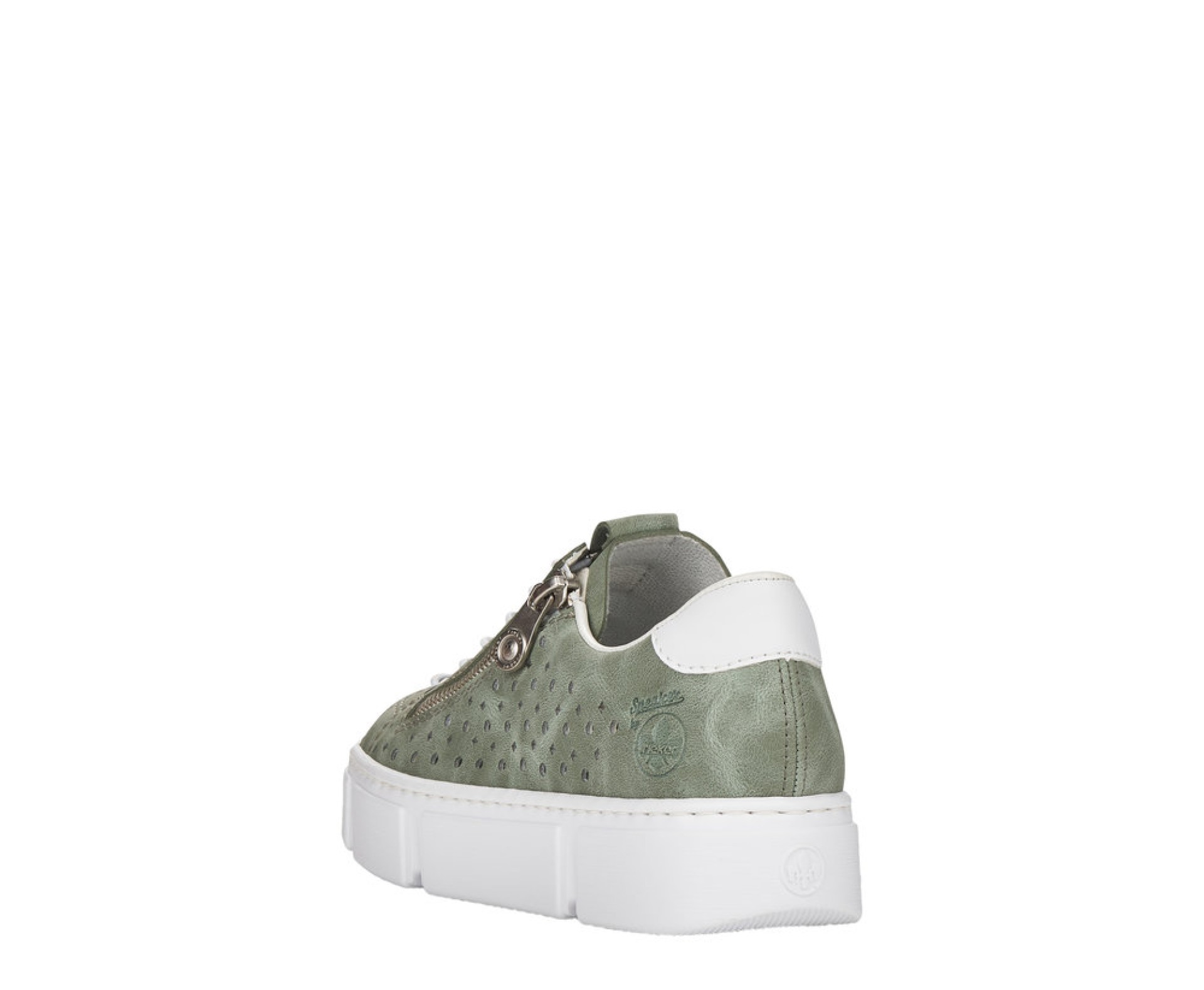 RIEKER zöld női sneaker cipő RIEKER zöld női sneaker cipő