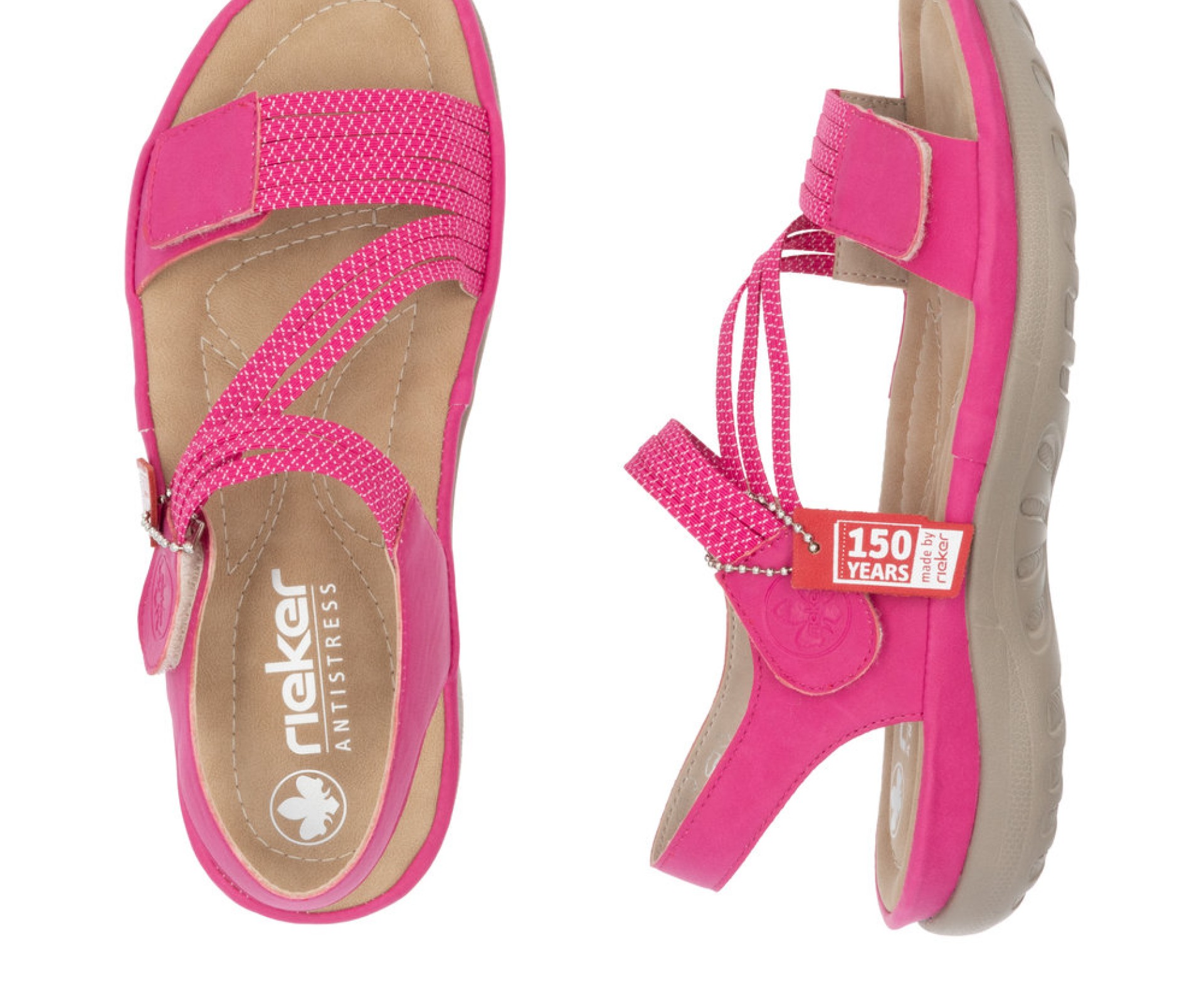 RIEKER pink női szandál RIEKER pink női szandál