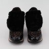 B3D barna telitalpú női sneaker
