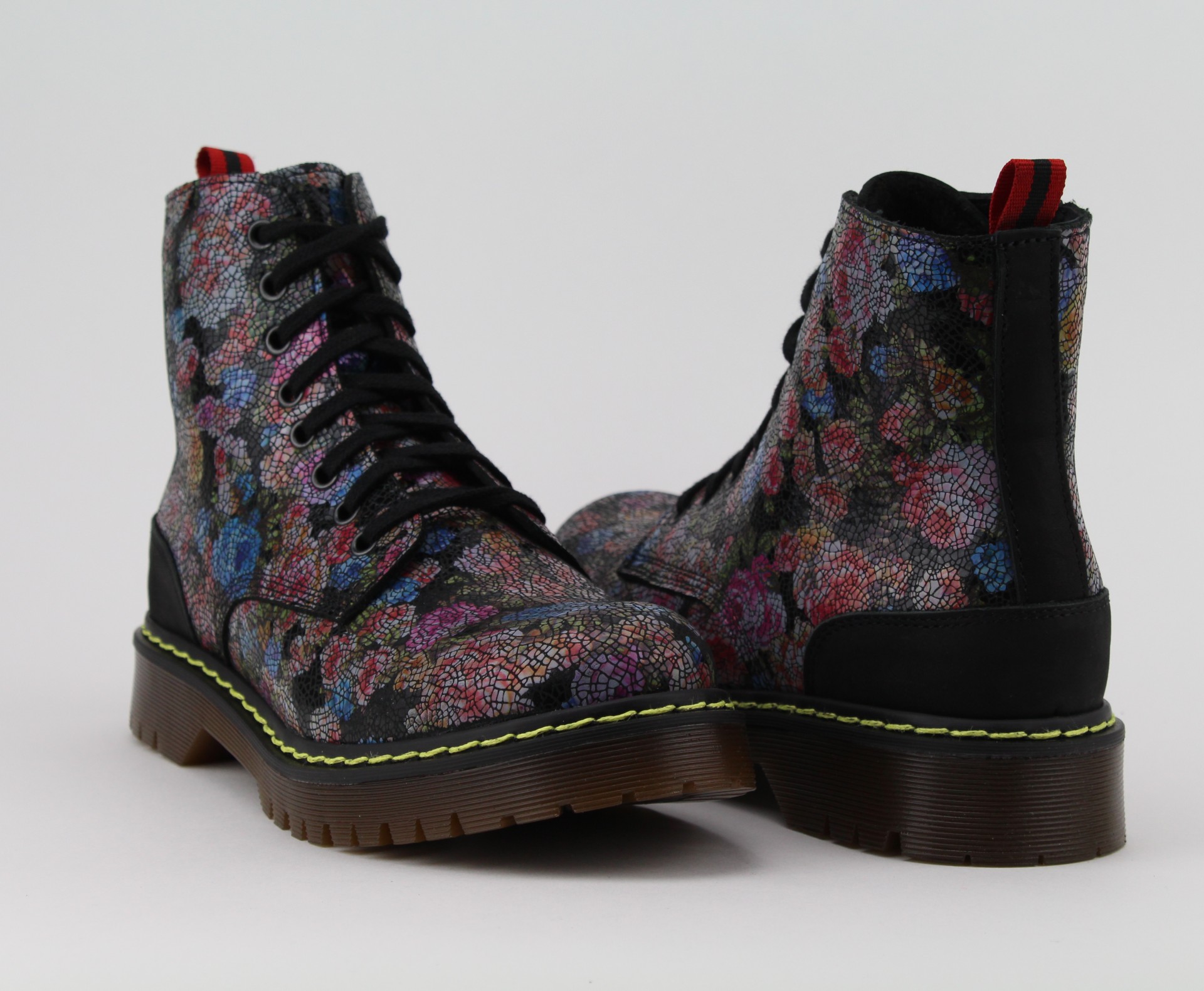 DESQUE női multicolor bőr bakancs