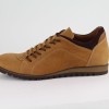 DUZSOL barna bőr férfi sneaker