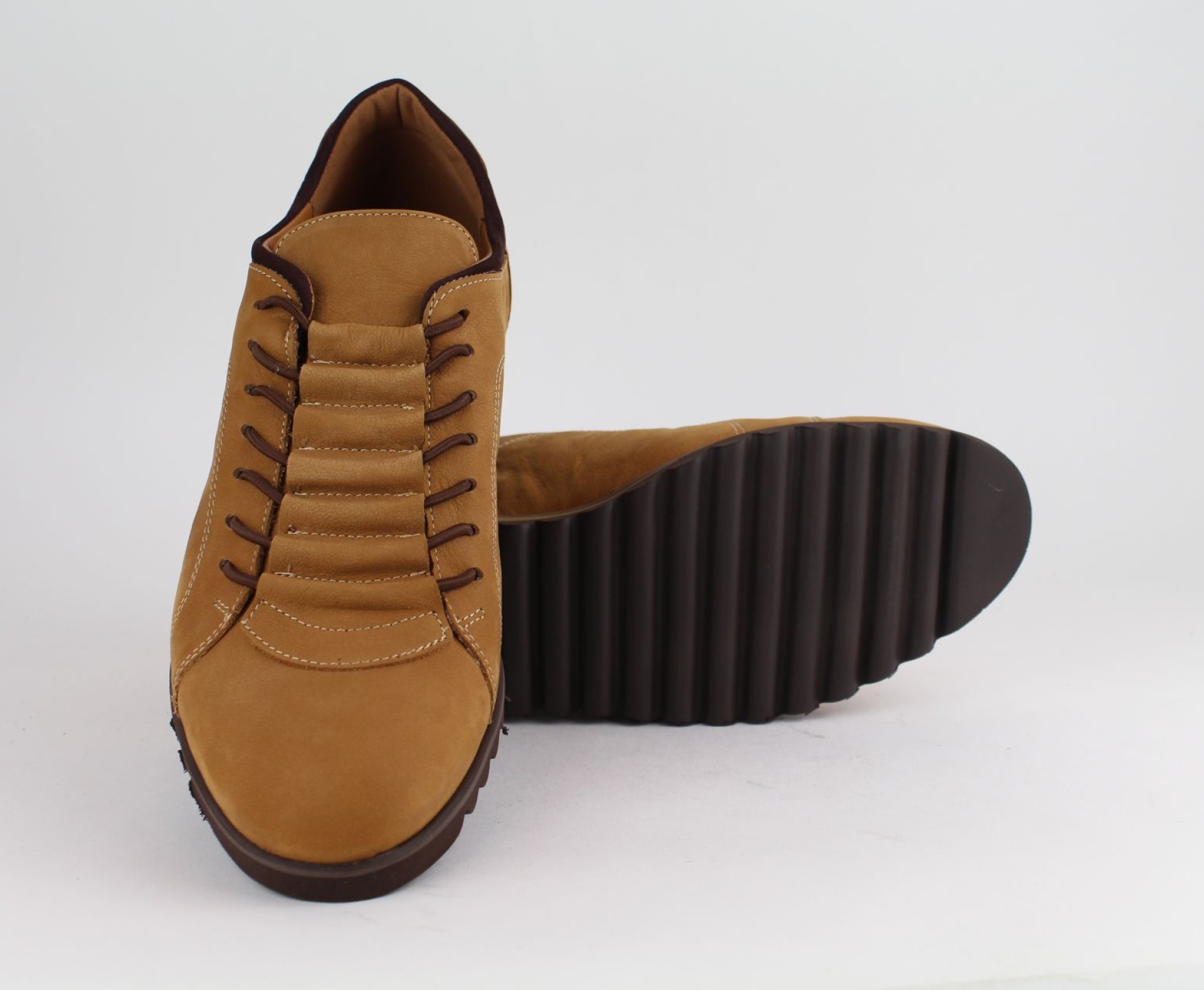 DUZSOL barna bőr férfi sneaker DUZSOL barna bőr férfi sneaker