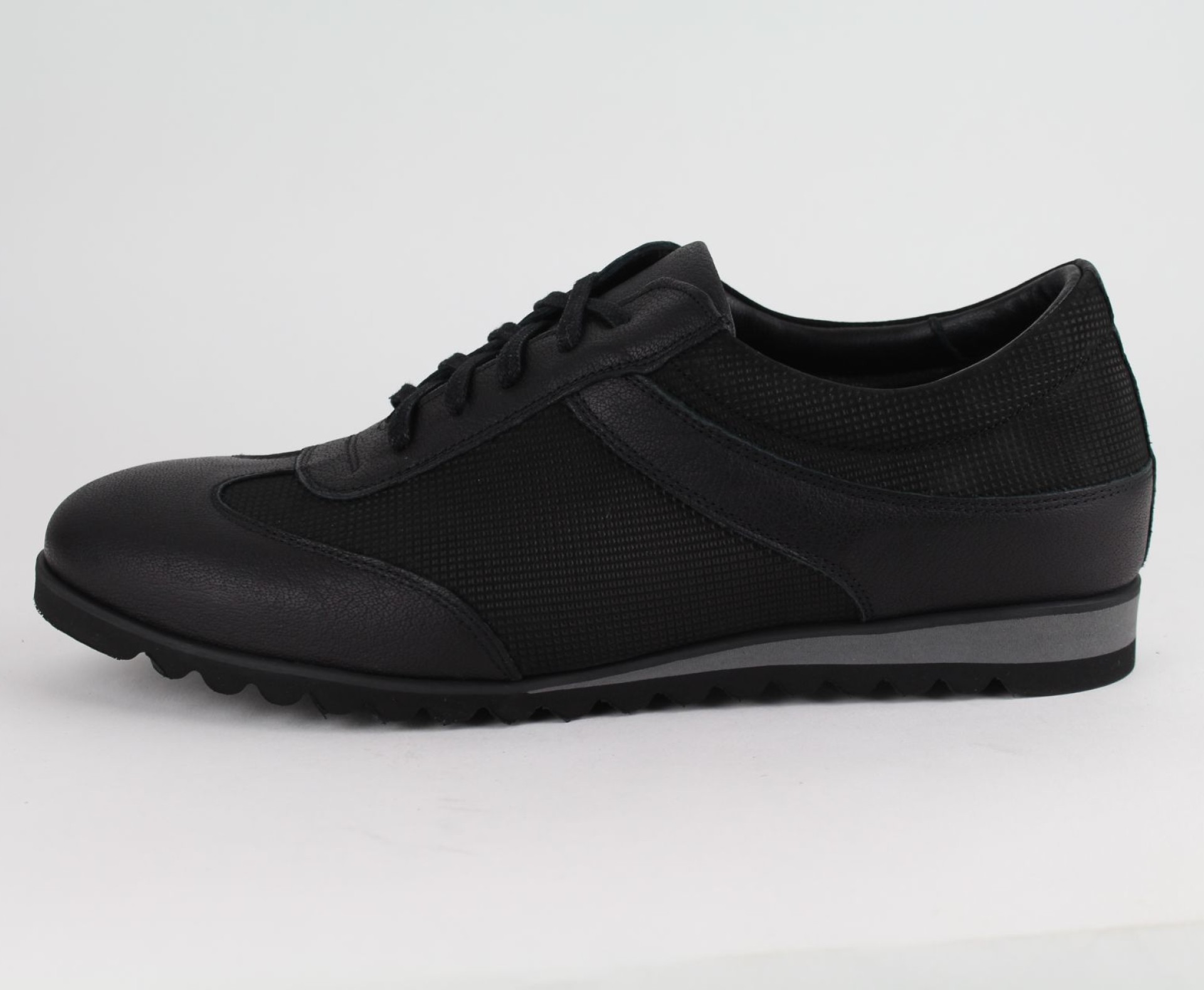 DUZSOL fekete bőr férfi sneaker DUZSOL fekete bőr férfi sneaker