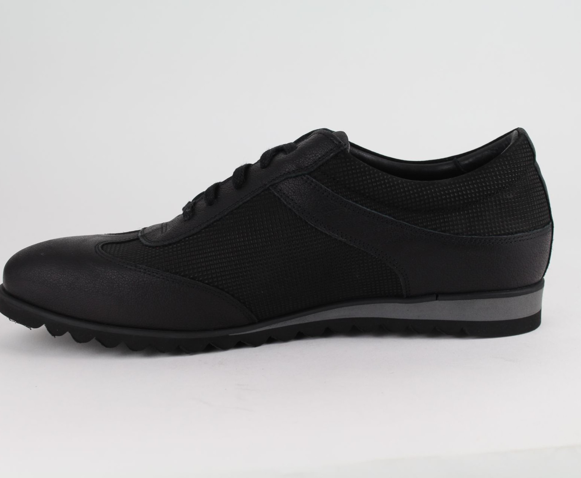 DUZSOL fekete bőr férfi sneaker DUZSOL fekete bőr férfi sneaker