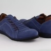 DUZSOL kék bőr férfi sneaker