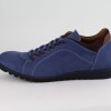DUZSOL kék bőr férfi sneaker