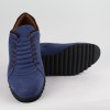 DUZSOL kék bőr férfi sneaker