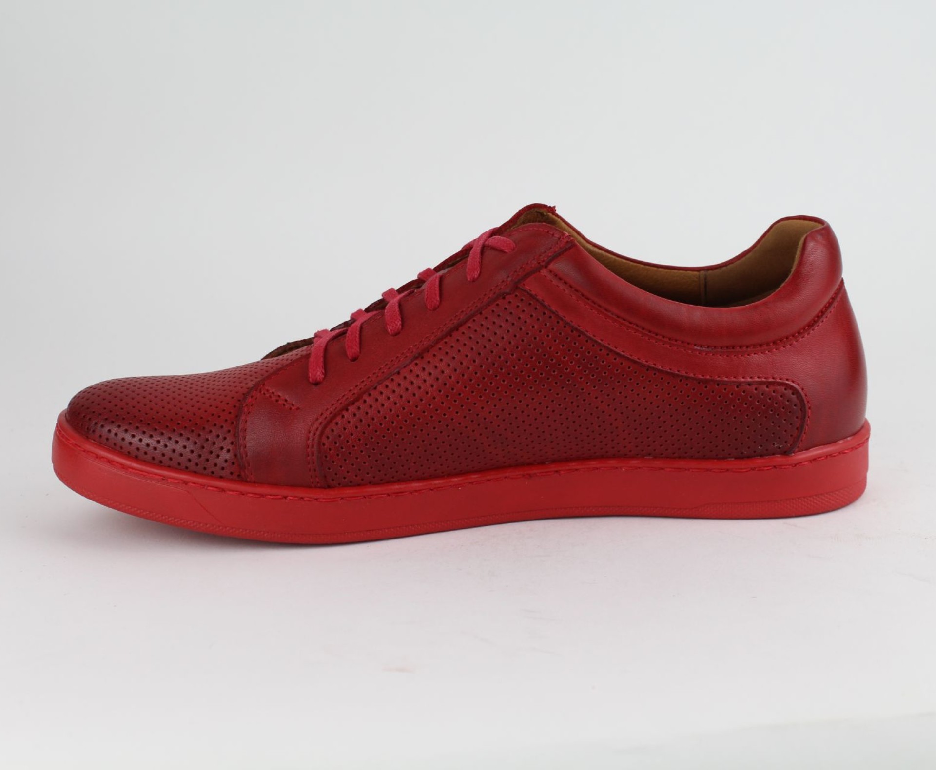 DUZSOL piros bőr férfi sneaker DUZSOL piros bőr férfi sneaker