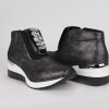 Duzsol szürke női bőr sneaker
