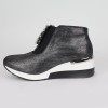 Duzsol szürke női bőr sneaker