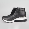 Duzsol szürke női bőr sneaker