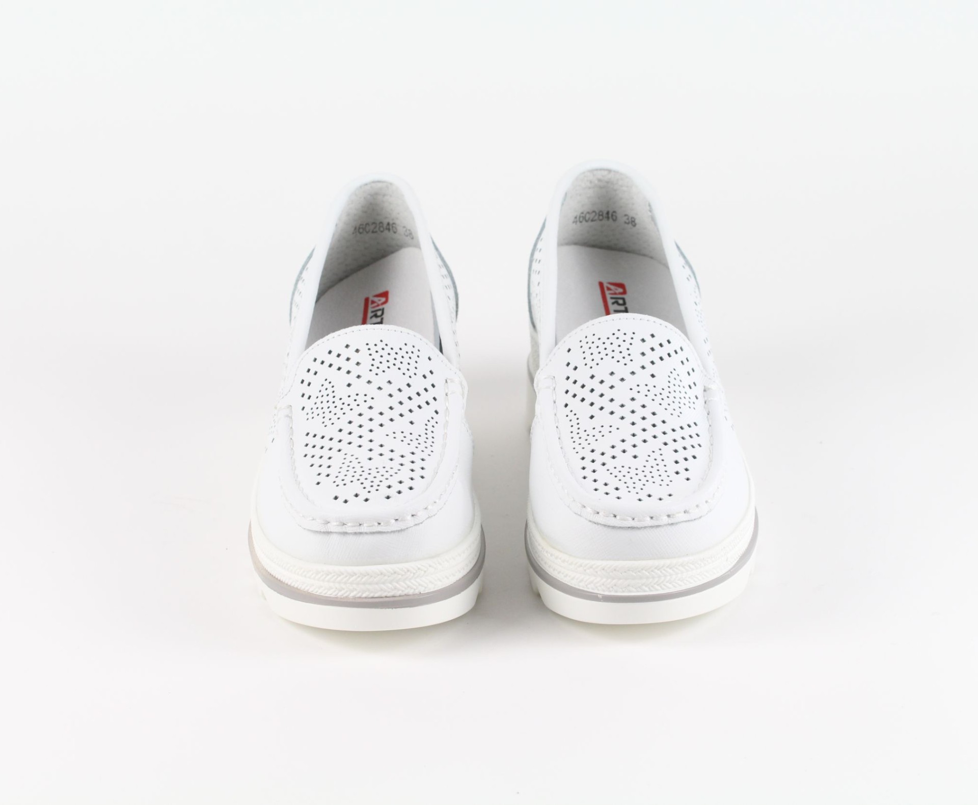 ARTIKER fehér női bőr cipő