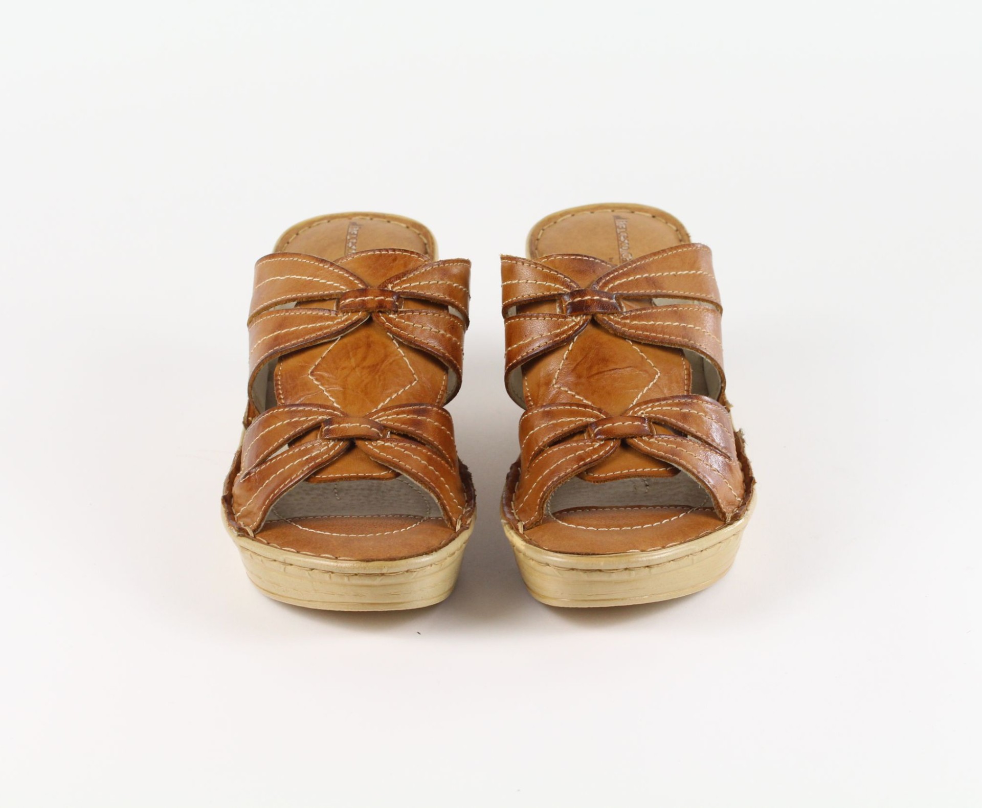 Francesco Caballero telitalpú női papucs