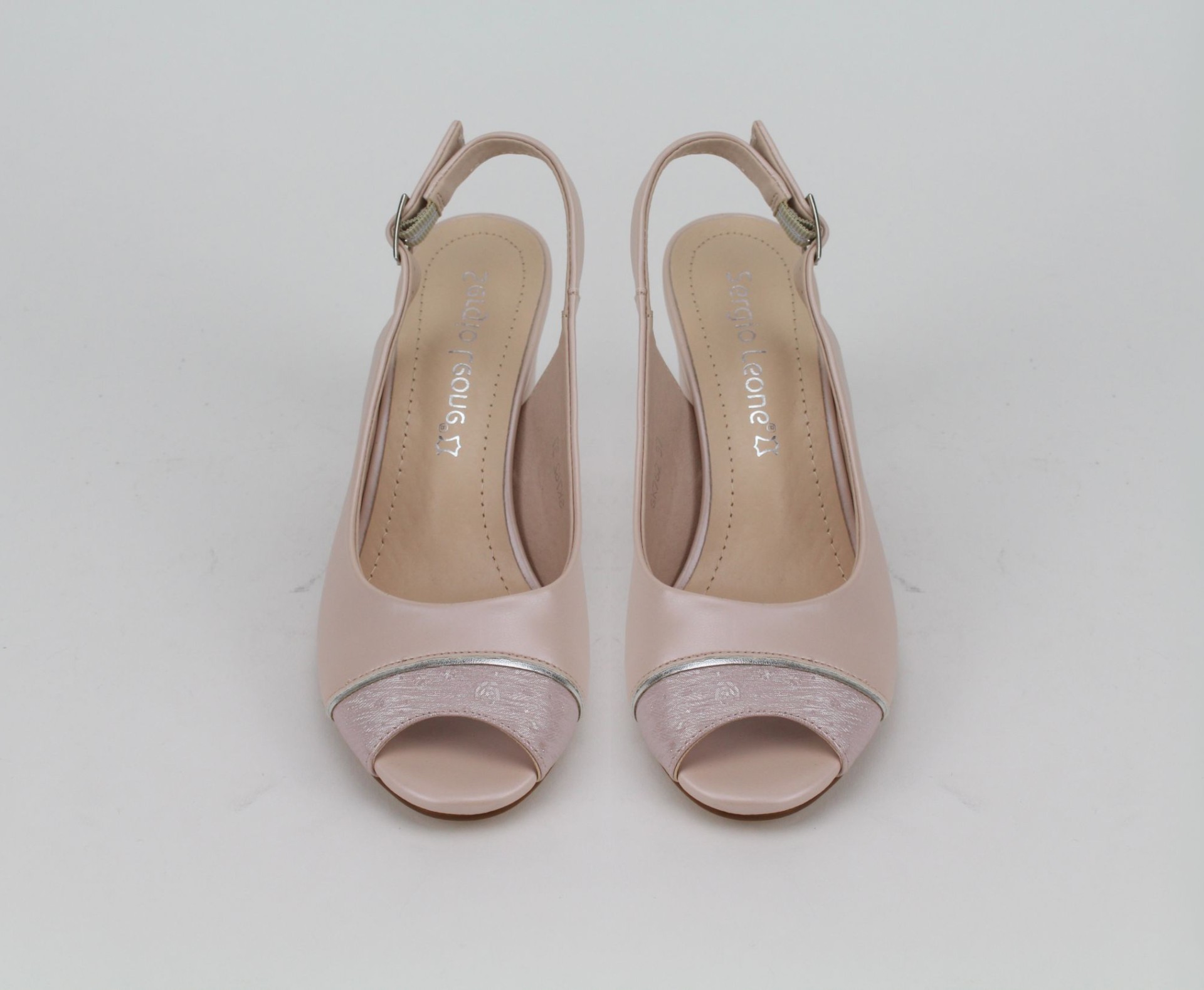 SERGIO LEONE róz  színű  szandál