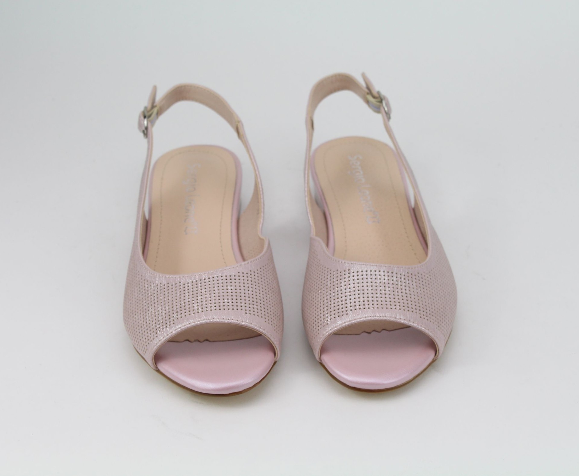 SERGIO LEONE róz színű  szandál