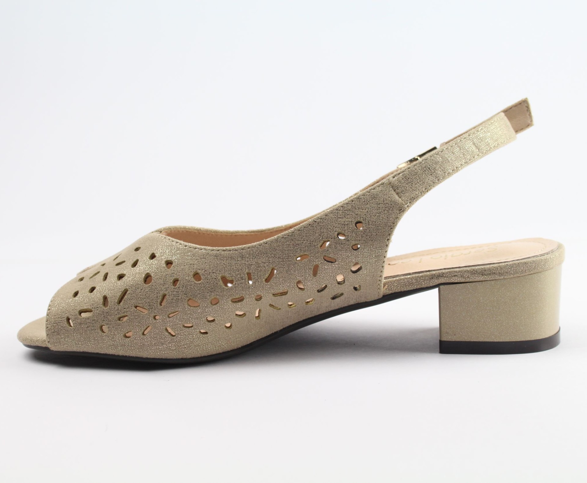 SERGIO LEONE bézs  színű  szandál