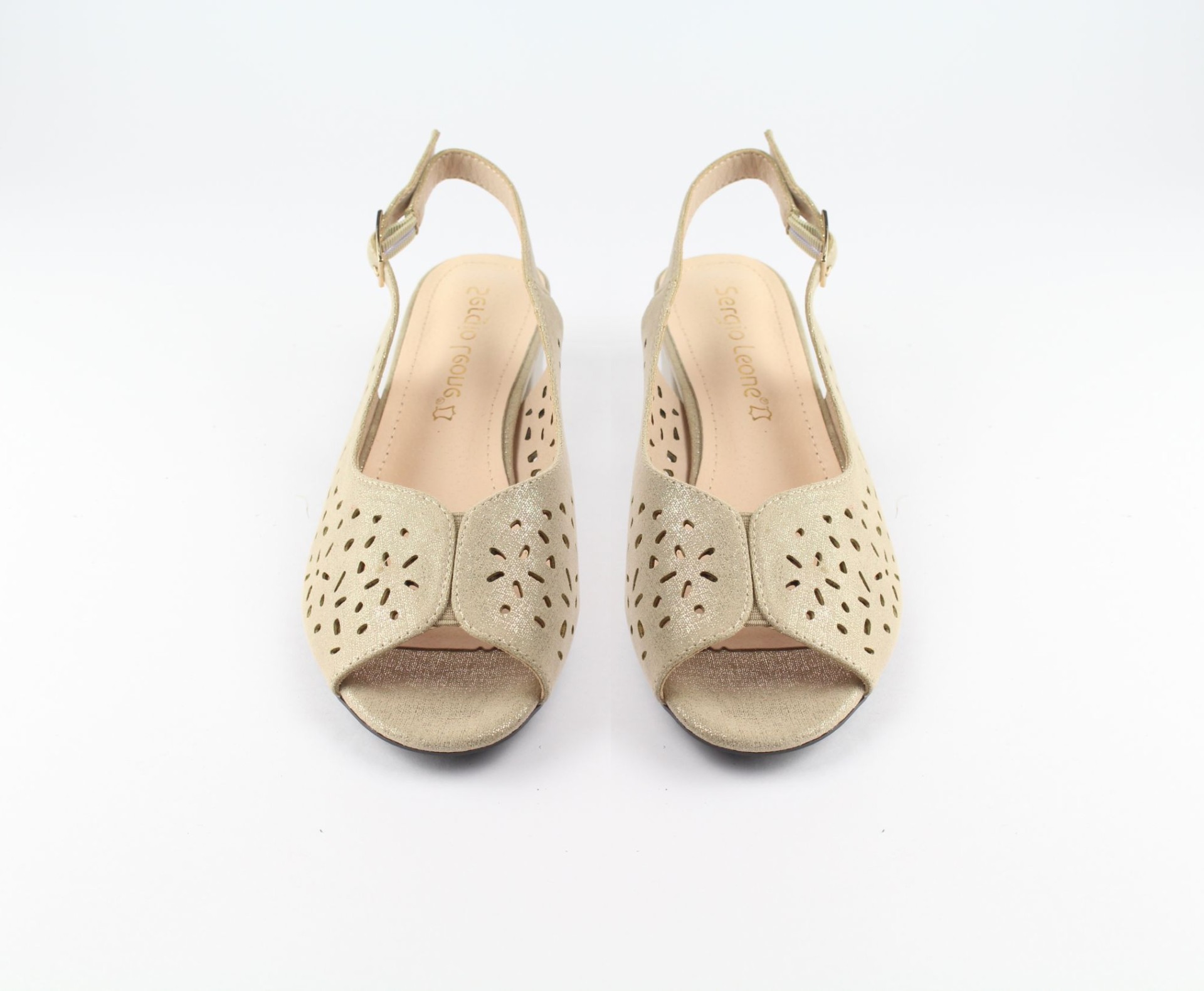 SERGIO LEONE bézs  színű  szandál