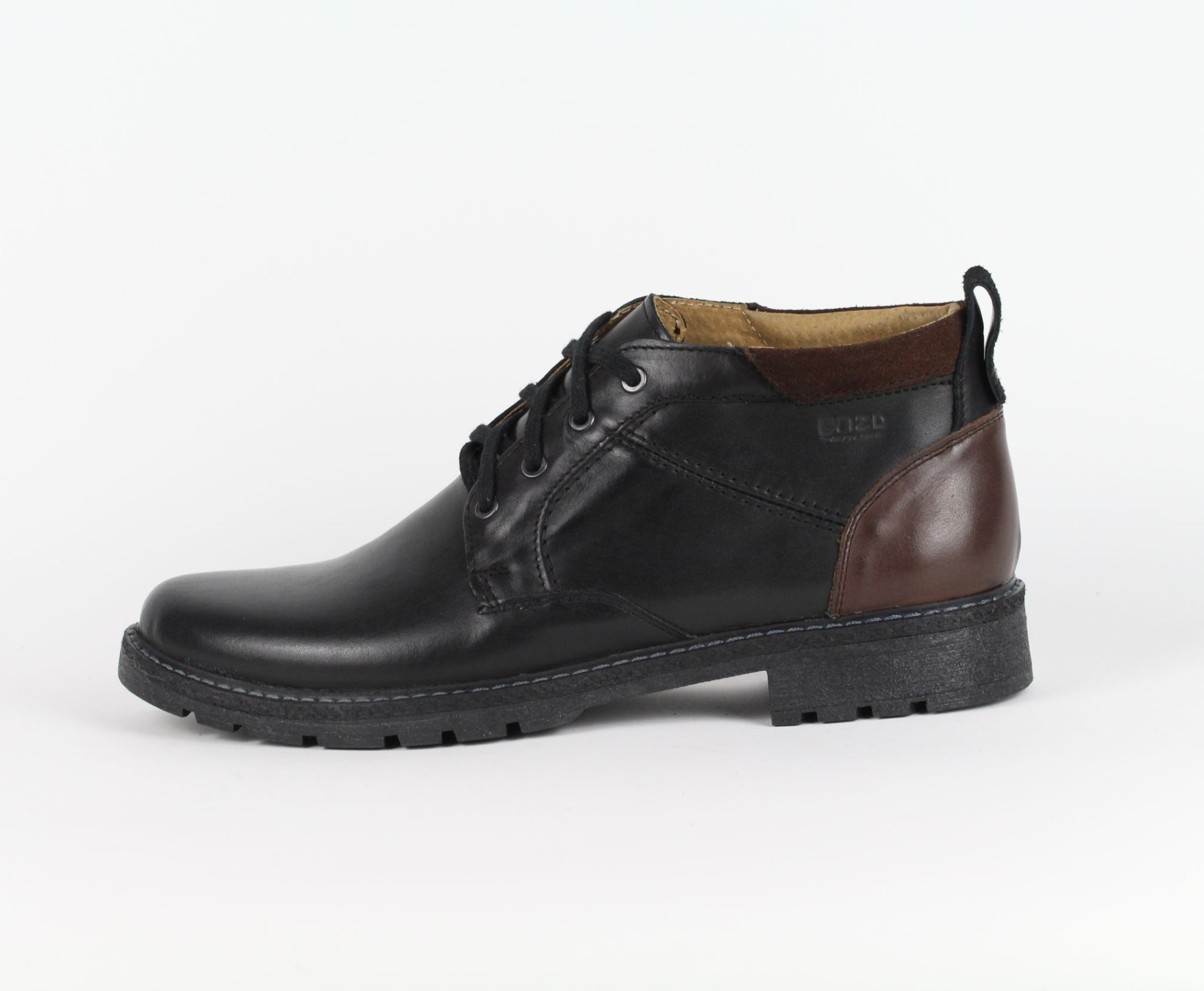 ENZO férfi fekete bőr cipő ENZO férfi fekete bőr cipő