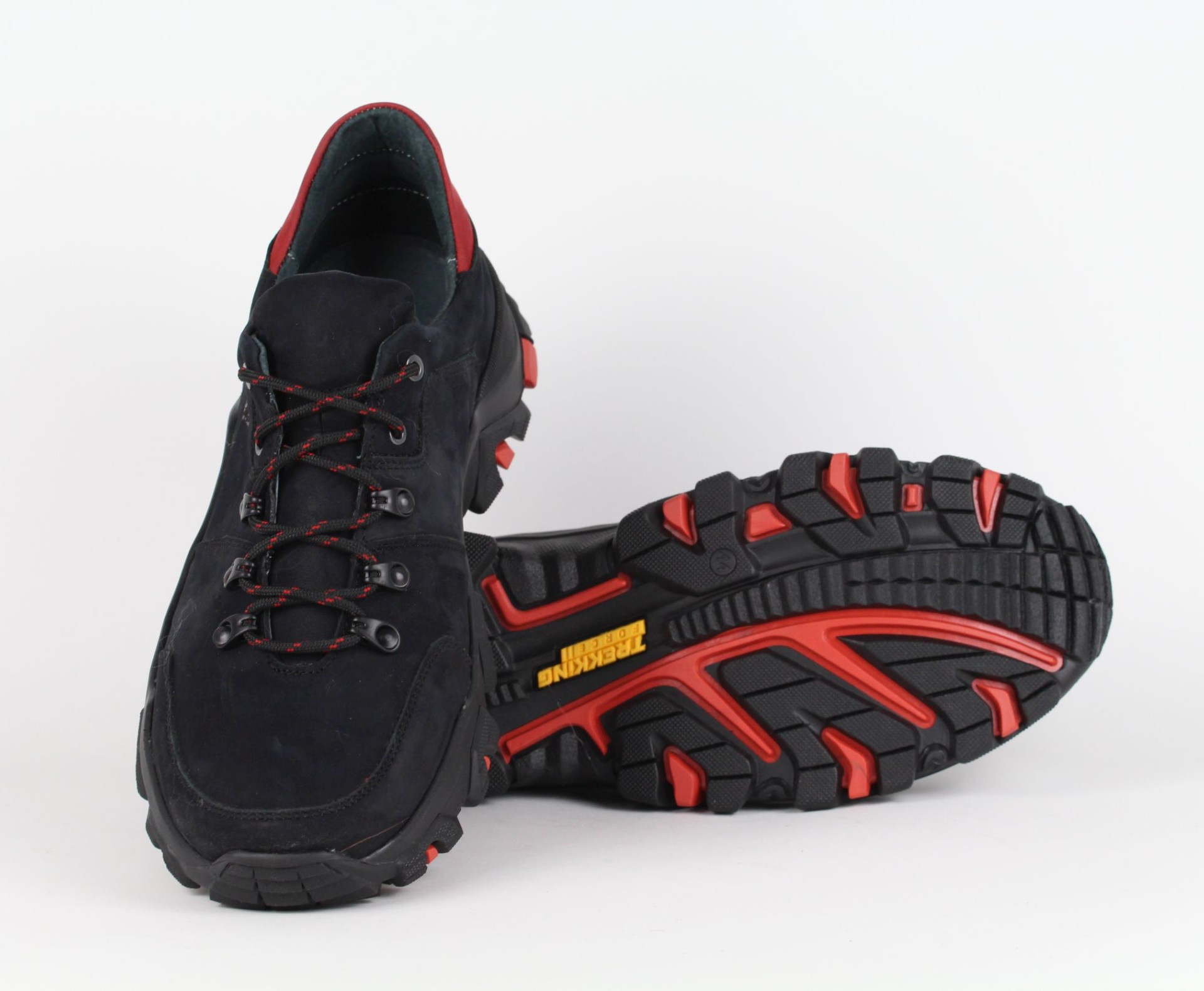 ENZO férfi fekete bőr cipő