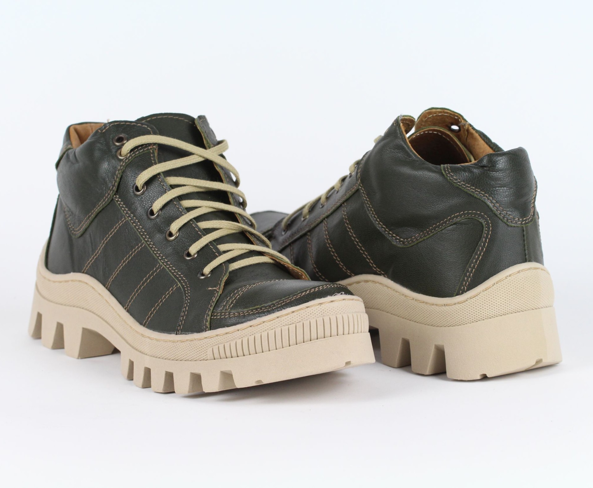 DRAGON zöld női bőr cipő DRAGON zöld női bőr cipő