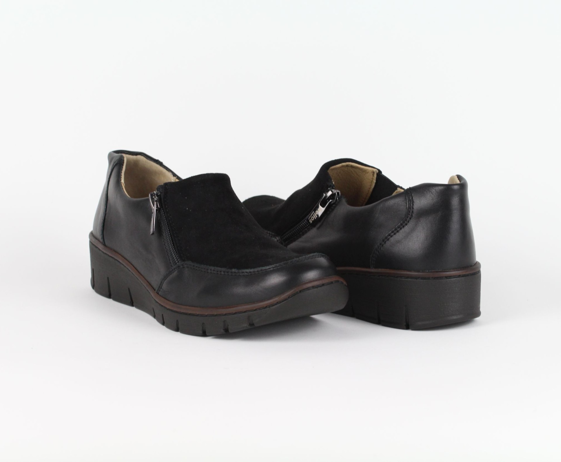 HELIOS fekete női bőr cipő HELIOS fekete női bőr cipő