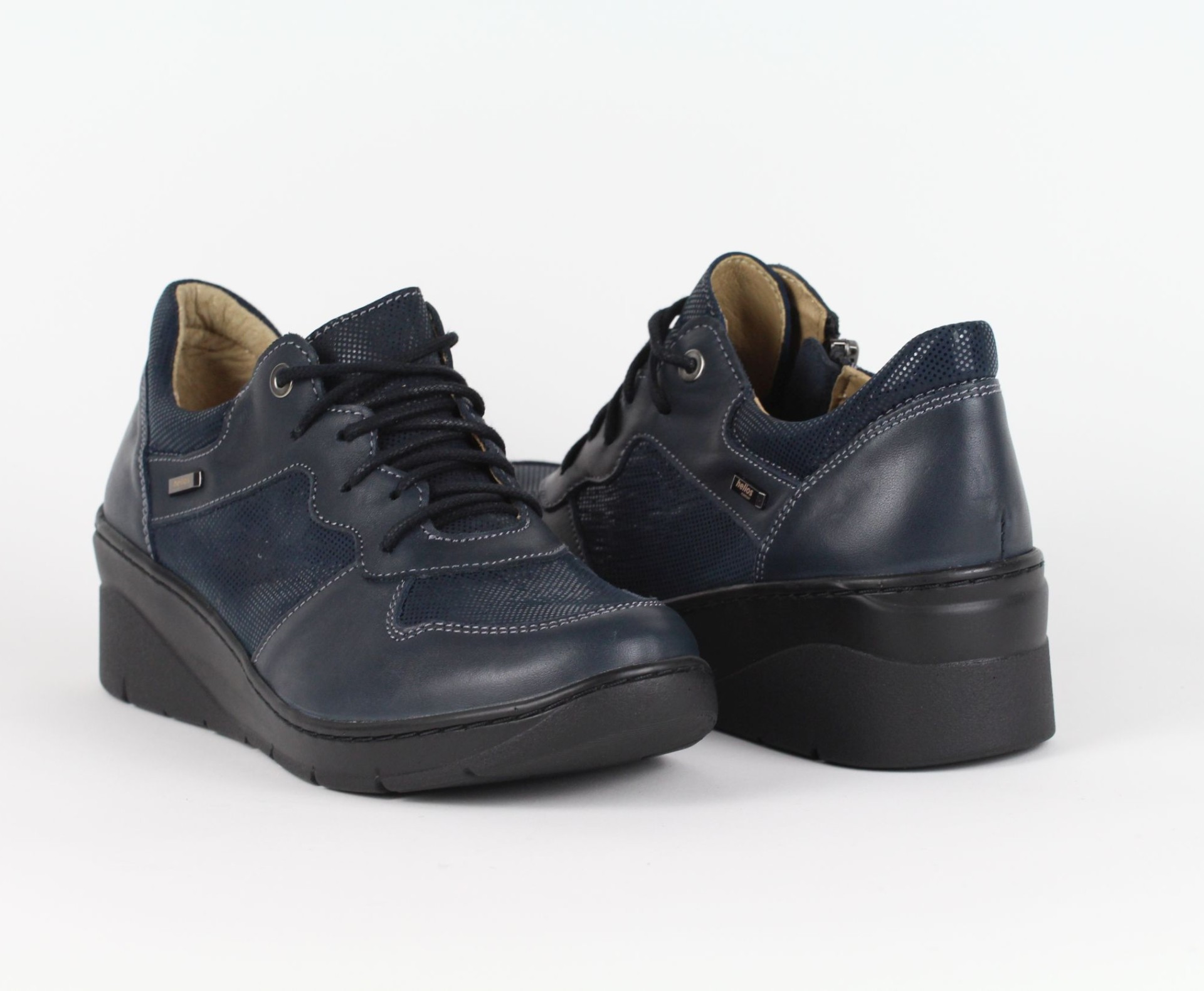 HELIOS kék női bőr cipő HELIOS kék női bőr cipő