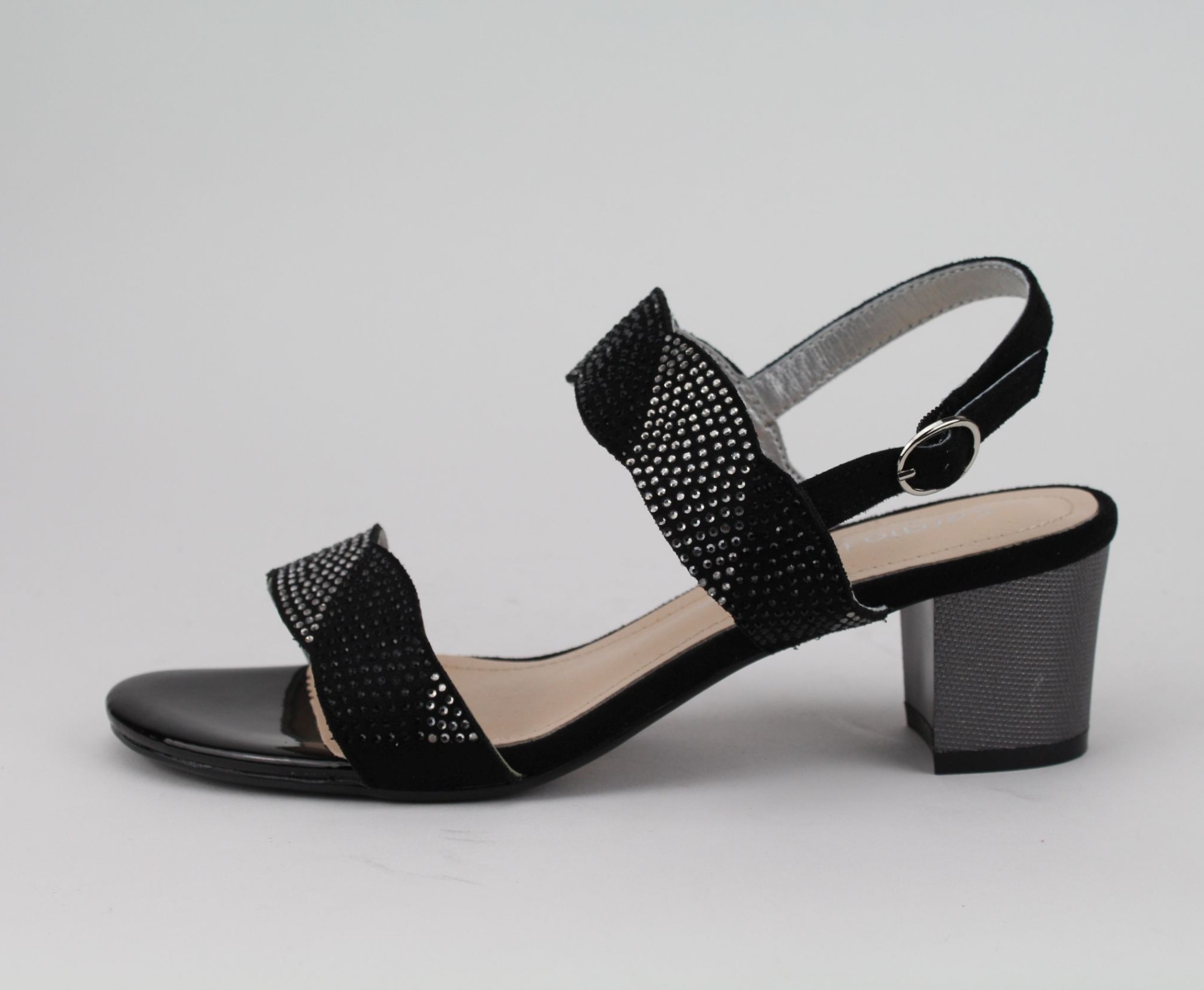 SERGIO LEONE fekete színű  szandál