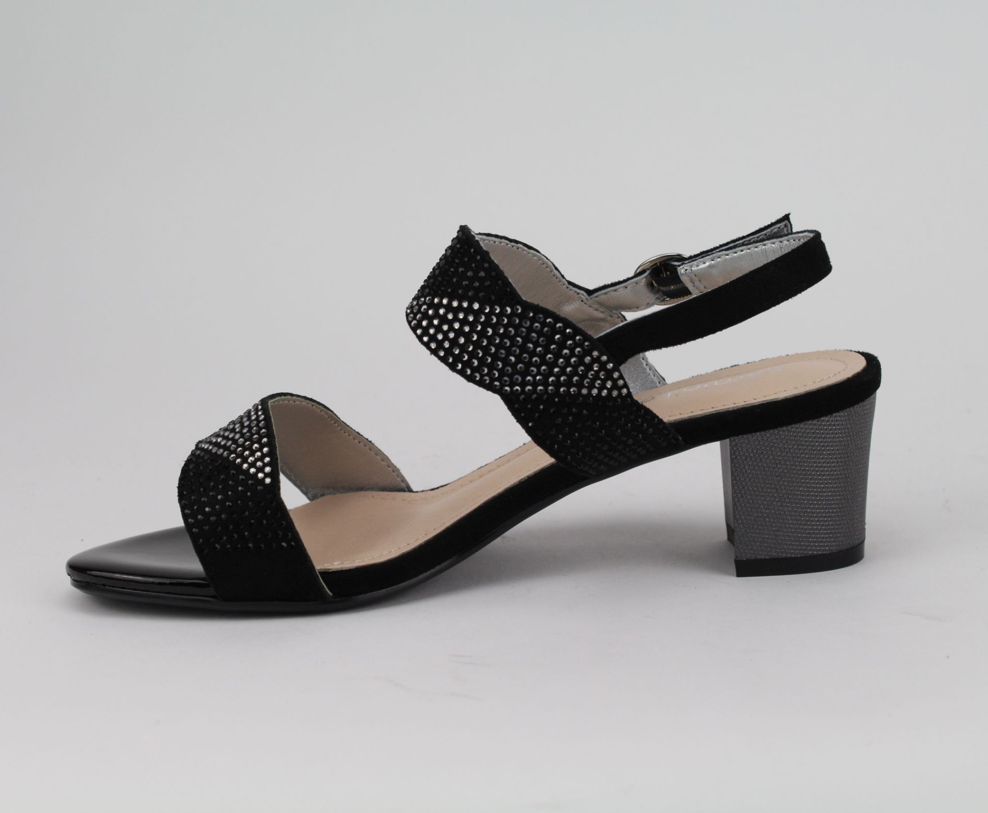 SERGIO LEONE fekete színű  szandál