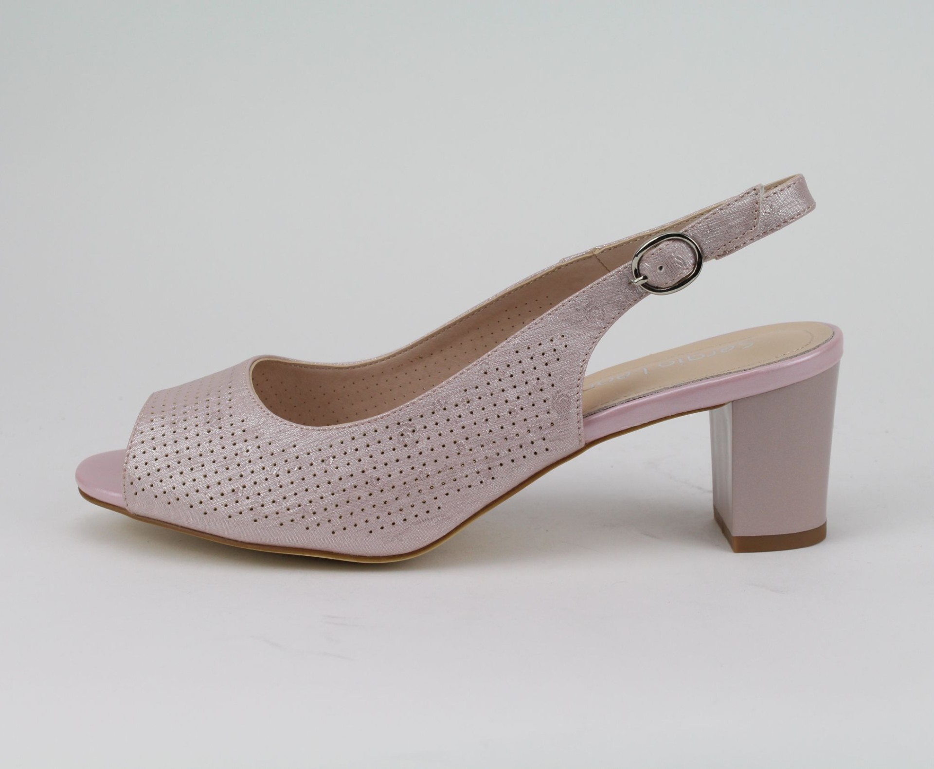 SERGIO LEONE róz  színű  szandál