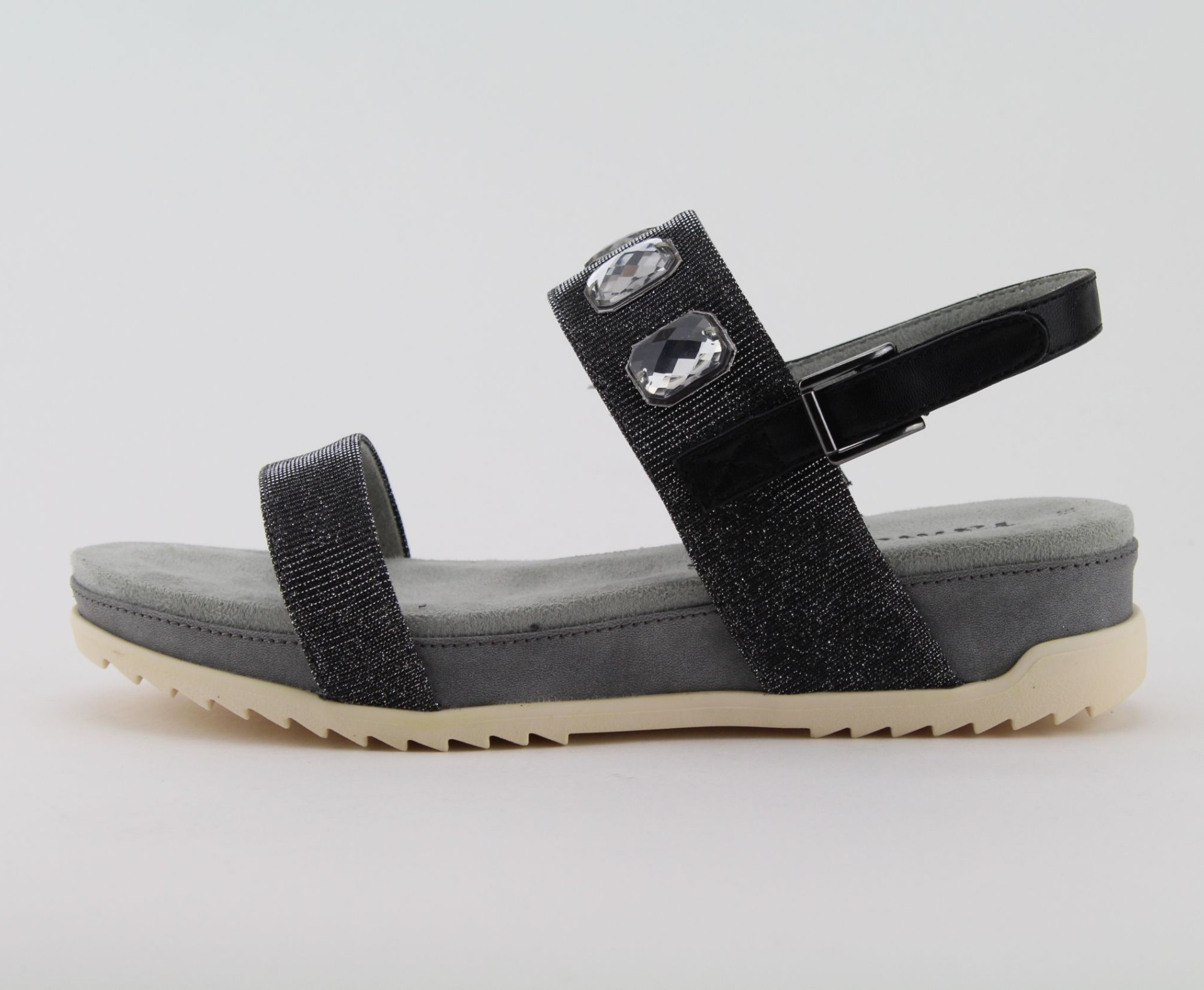 TAMARIS szürke női szandál