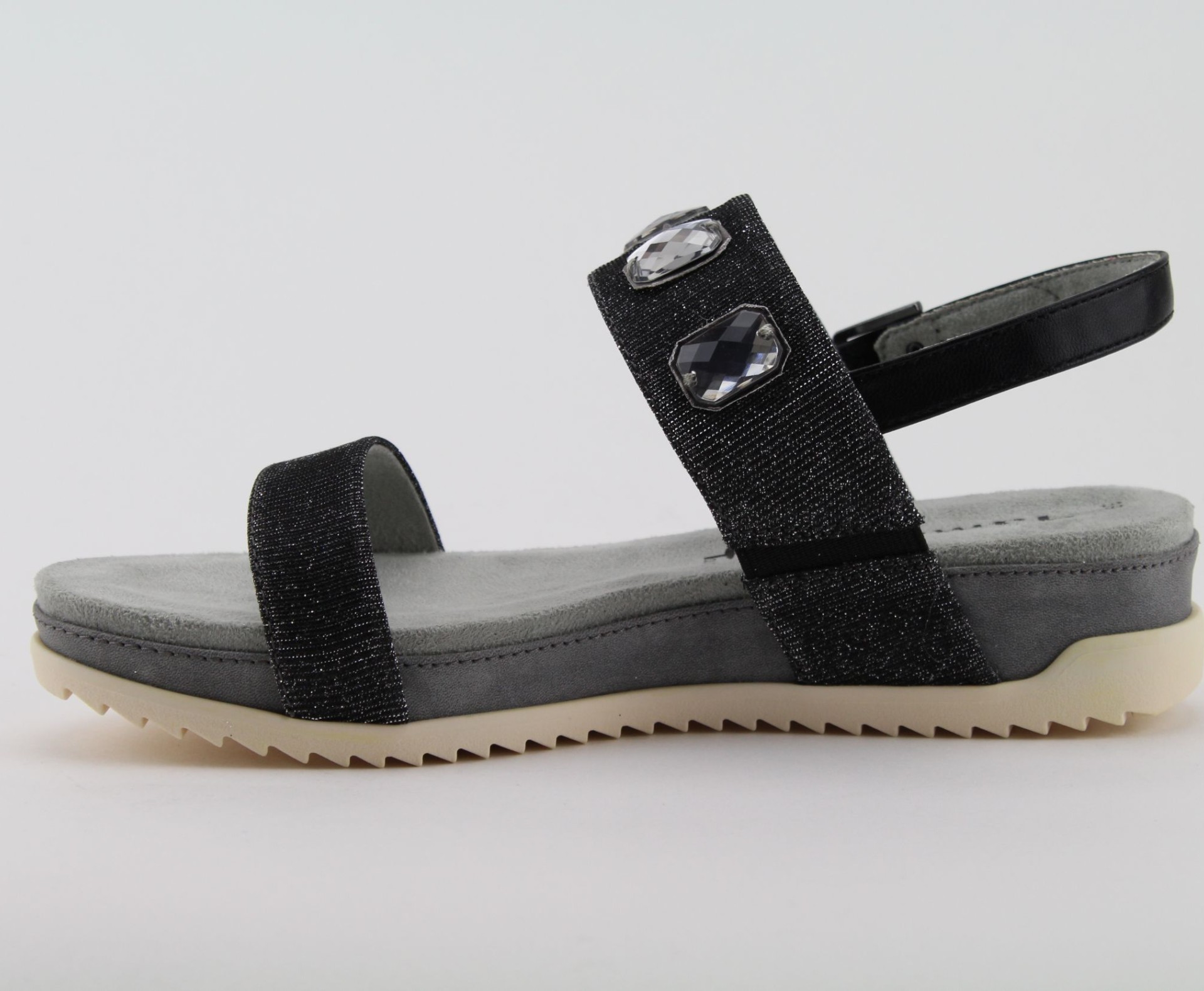 TAMARIS szürke női szandál