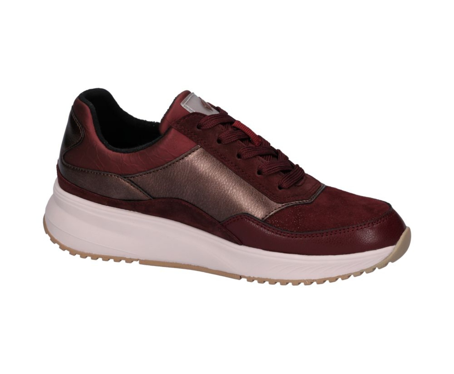 Waldlaufer bordó női bőr cipő
