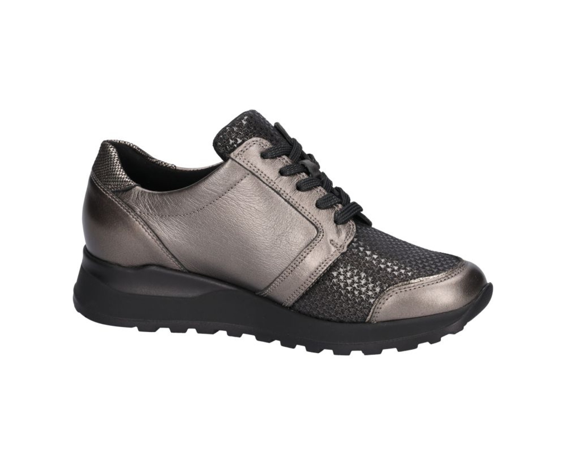 Waldlaufer szürke női bőr cipő