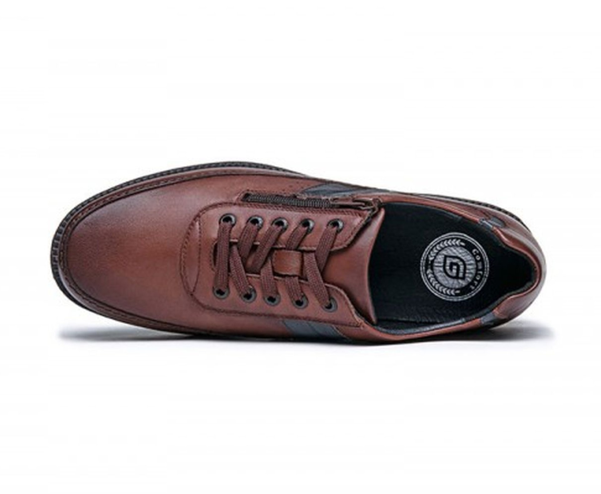 G-COMFORT barna férfi bőr vízálló cipő