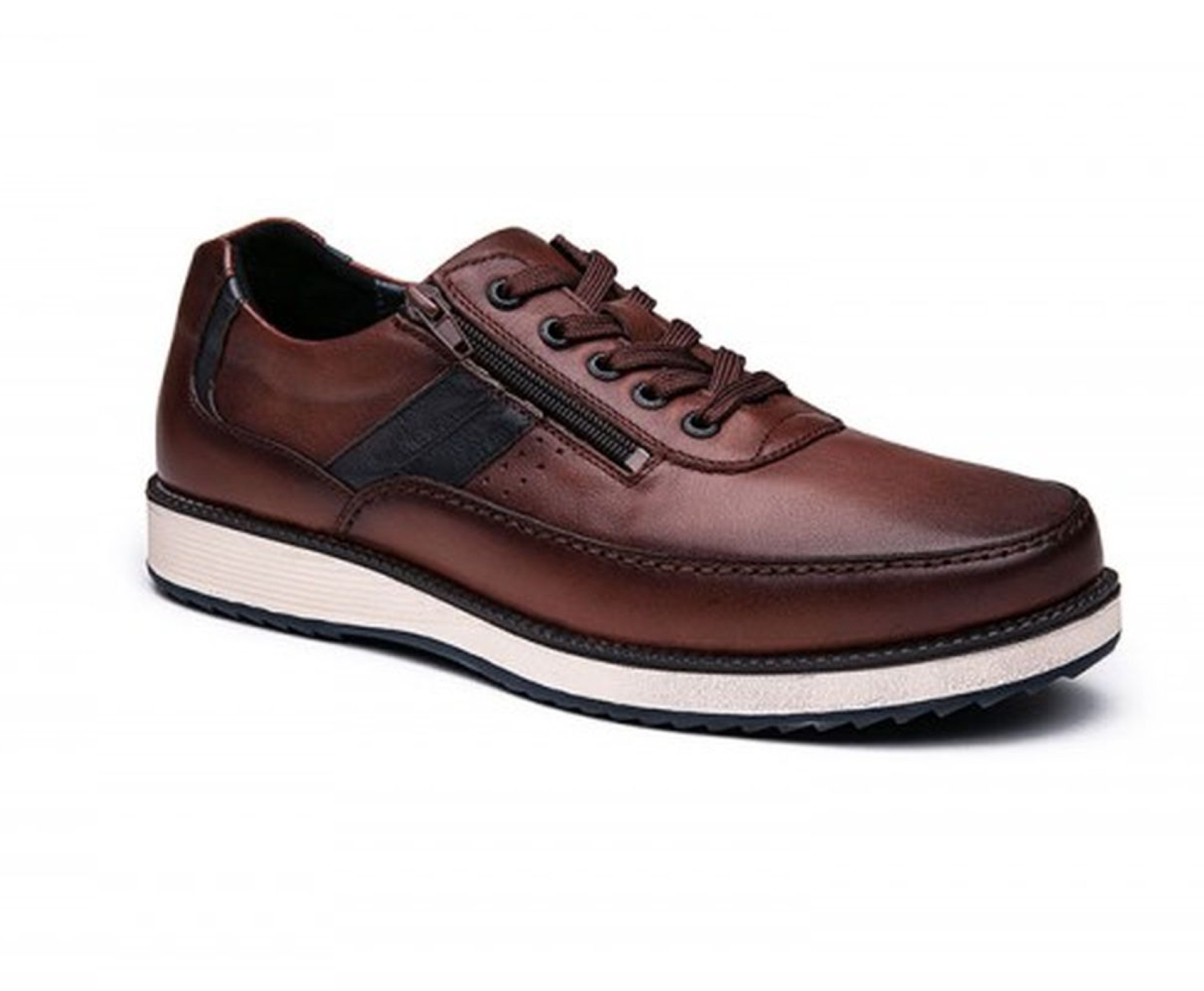 G-COMFORT barna férfi bőr vízálló cipő