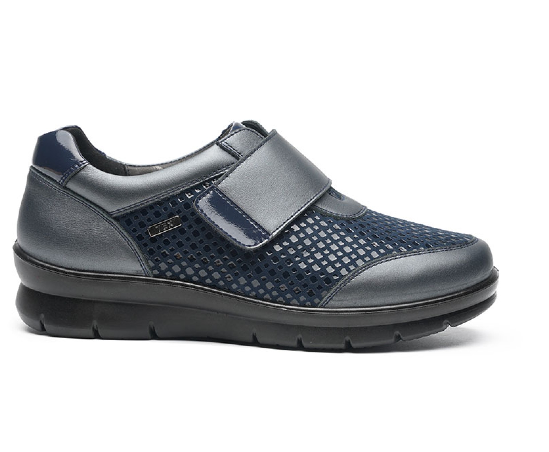 G-COMFORT kék női bőr vízálló cipő