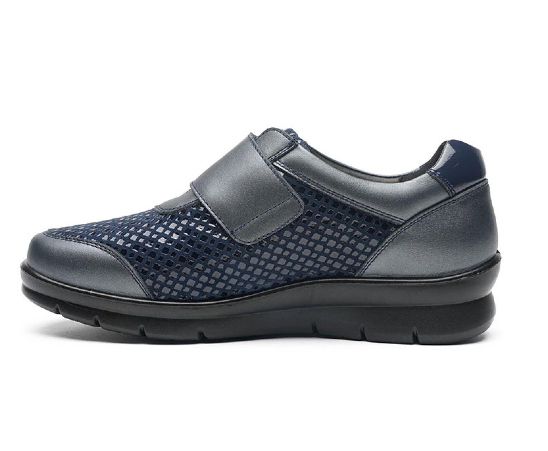 G-COMFORT kék női bőr vízálló cipő