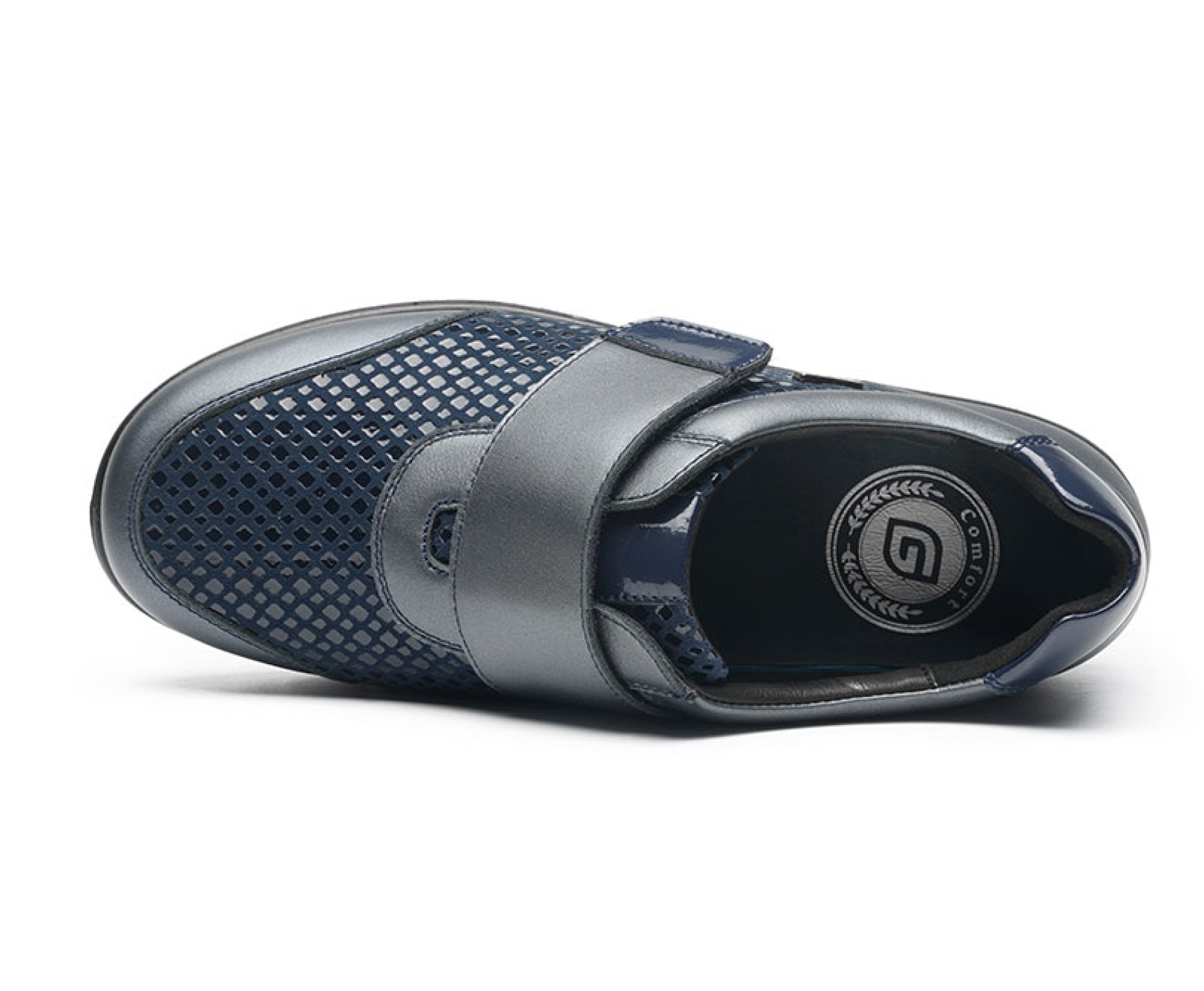 G-COMFORT kék női bőr vízálló cipő