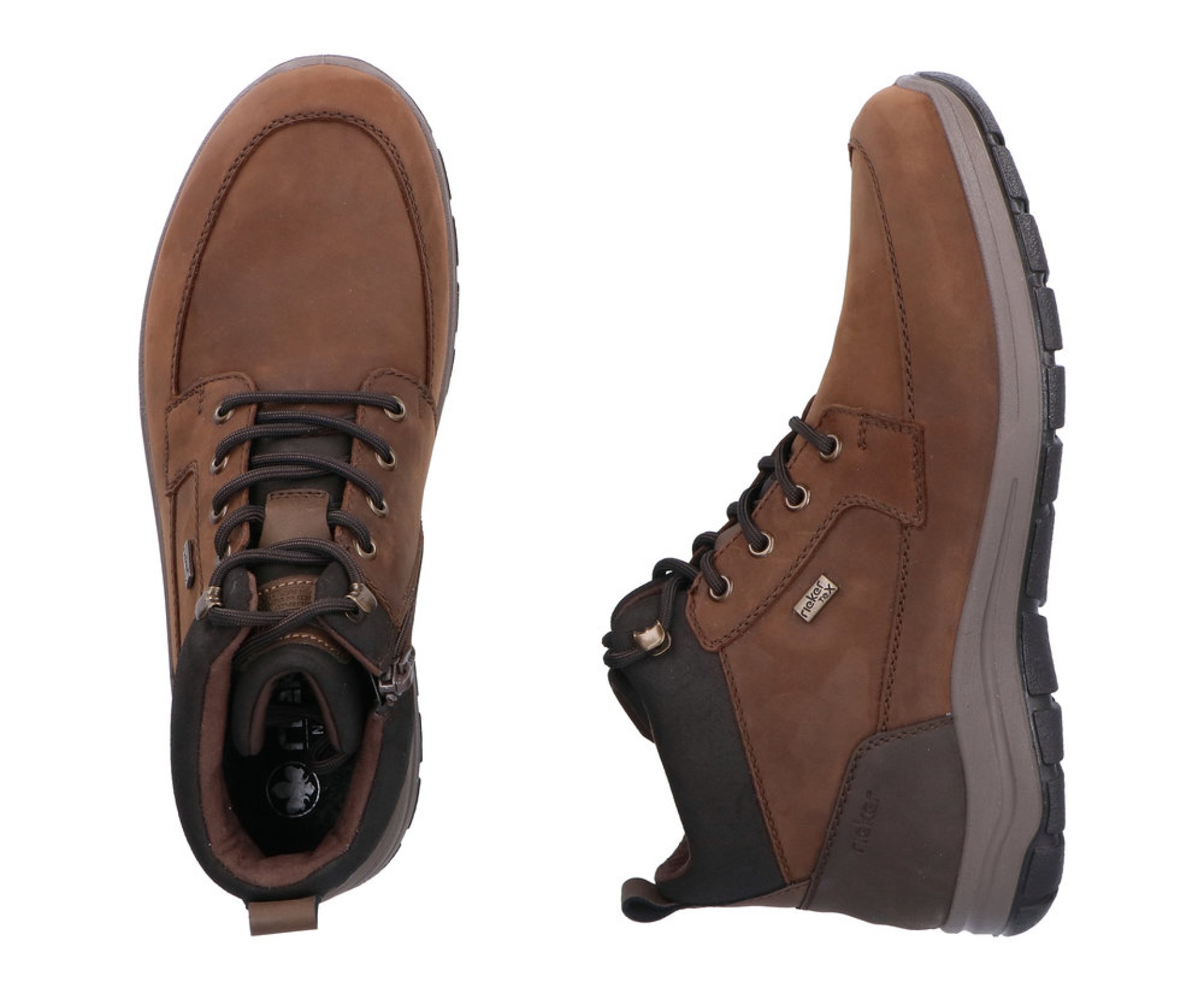 RIEKER barna férfi bőr vízálló bokacipő