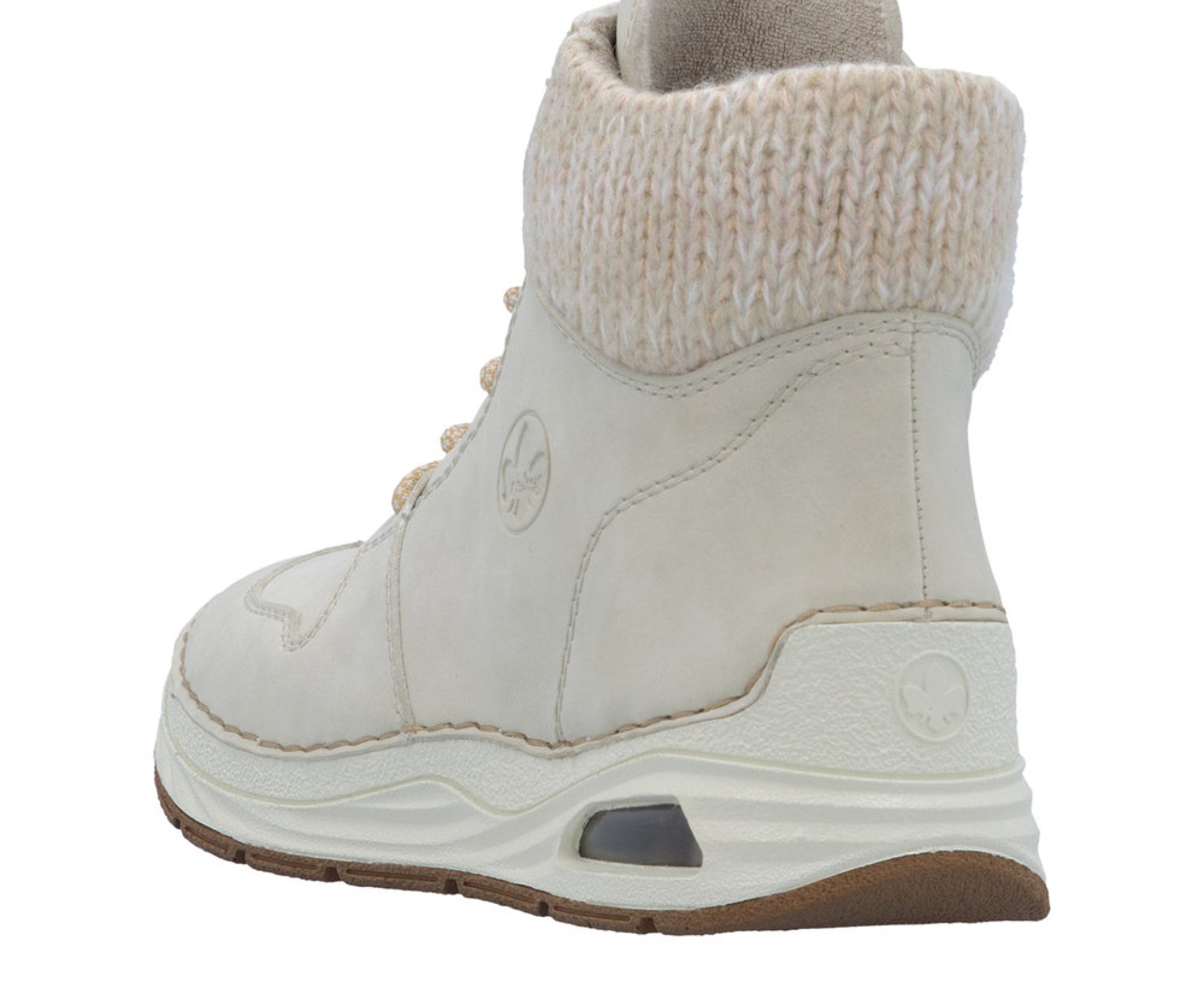 RIEKER bézs női bakancs 