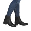 Rieker fekete női bőr bokacsizma