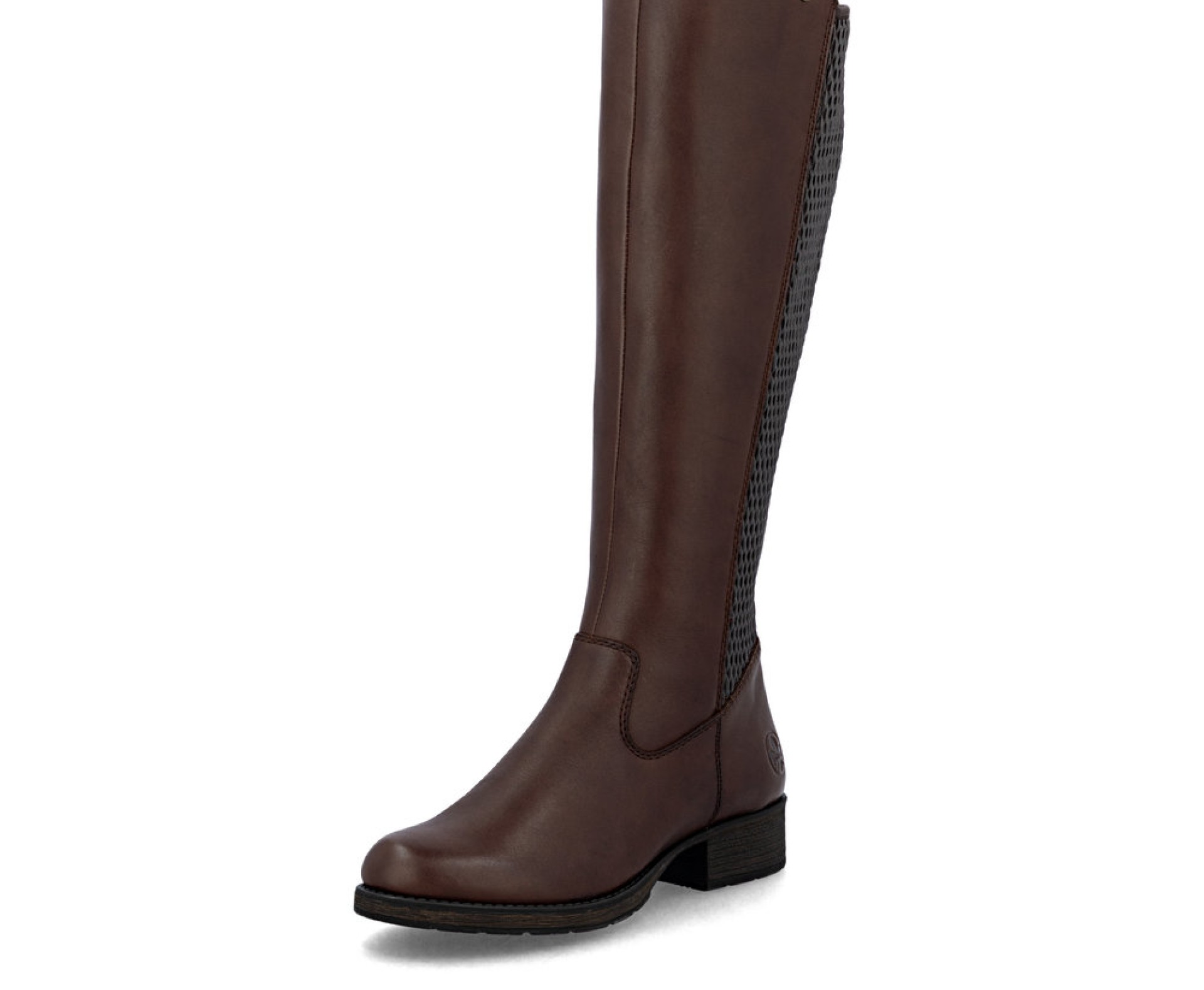 RIEKER barna női bőr hosszú szárú csizma 