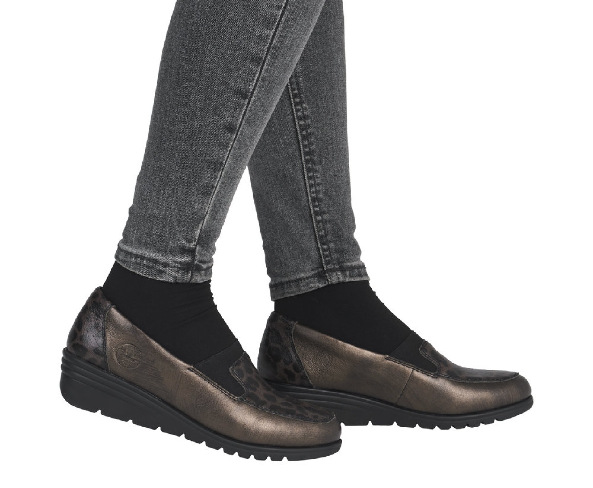 RIEKER  barna női bőr cipő