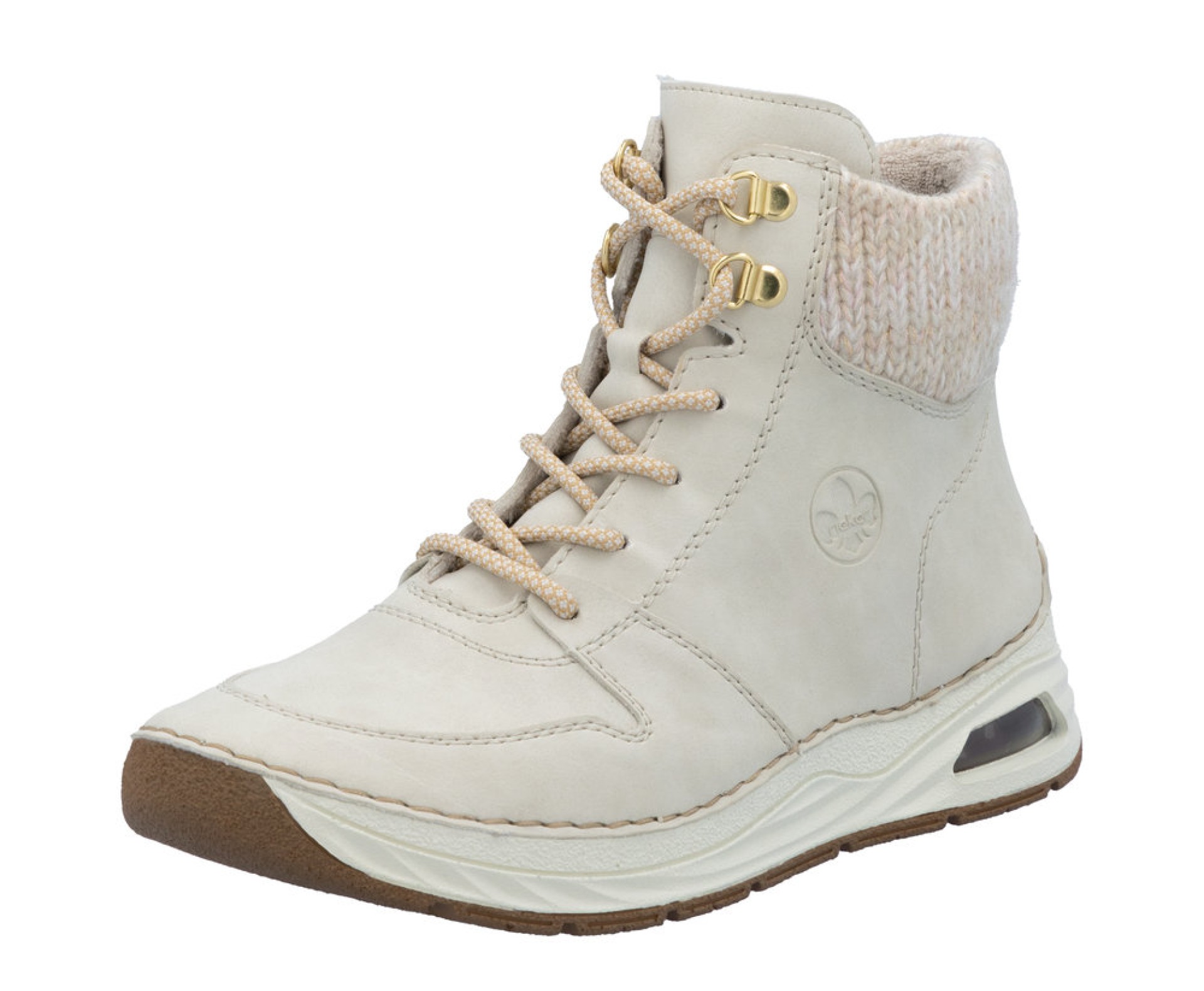 RIEKER bézs női bakancs 