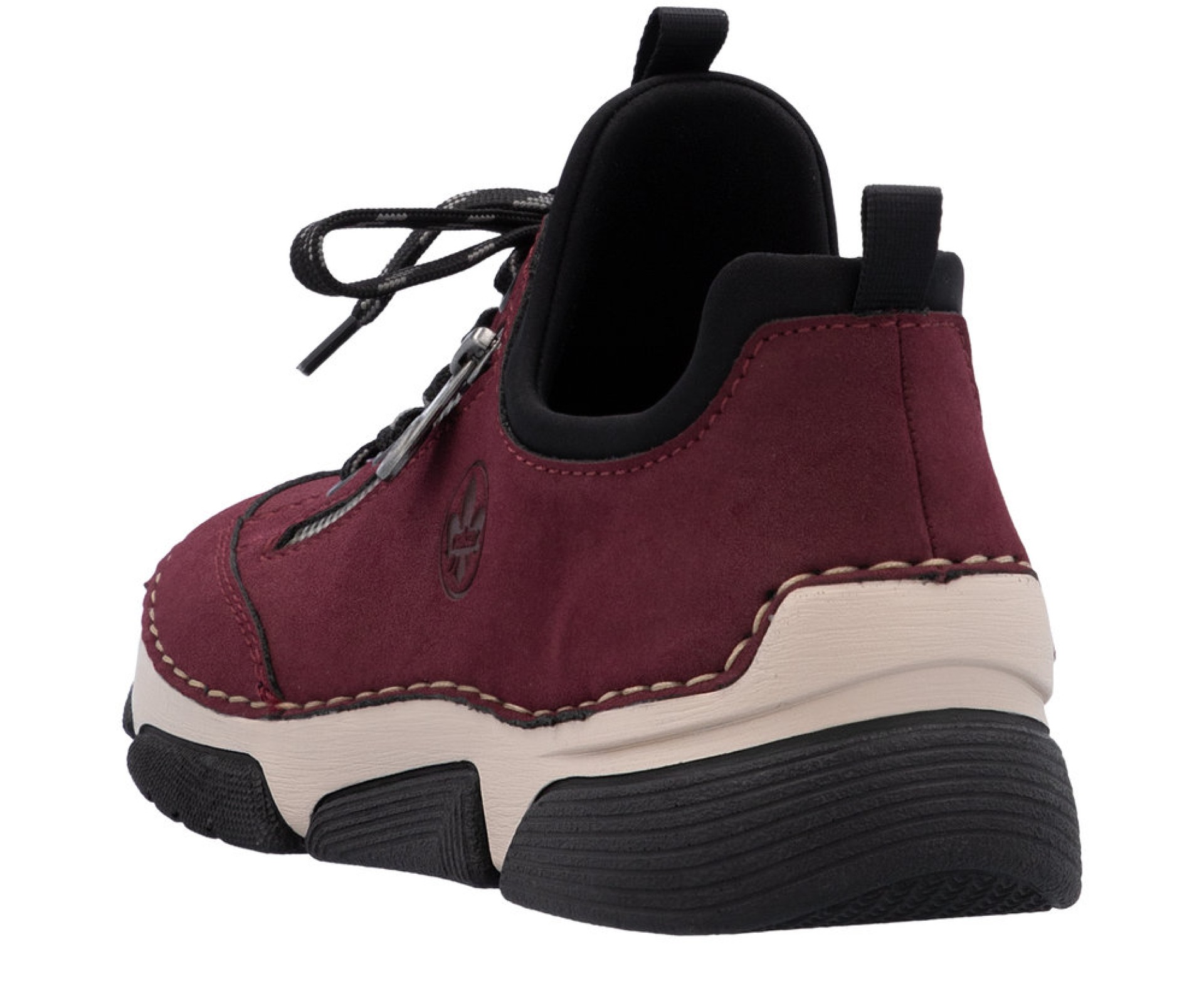 RIEKER bordó női cipő