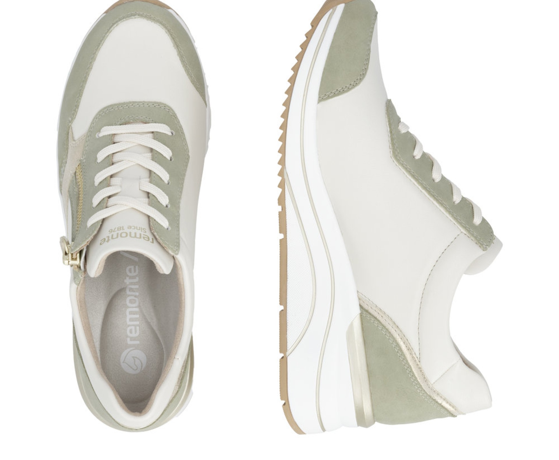 REMONTE Zöld  női sneaker cipő