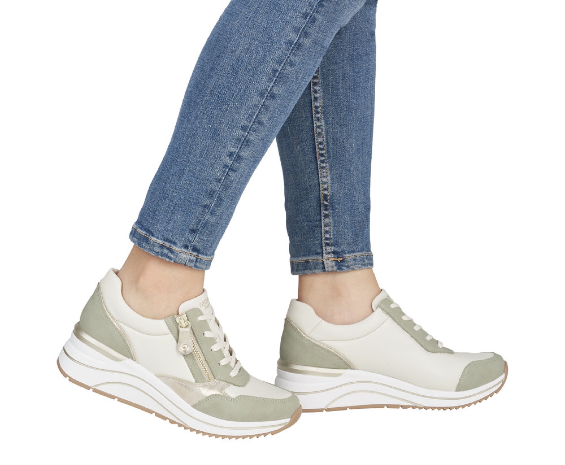 REMONTE Zöld  női sneaker cipő