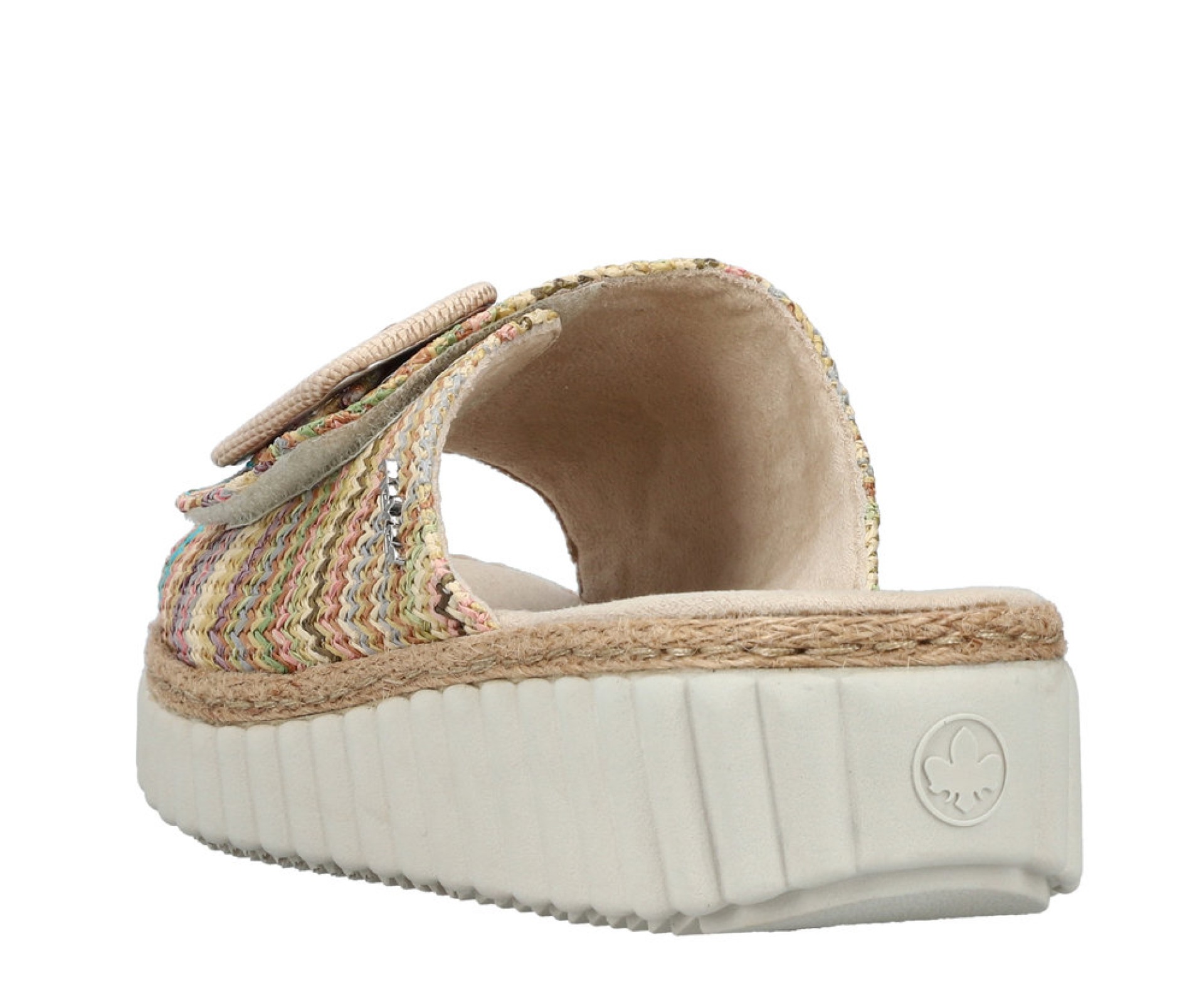 RIEKER multicolorr női papucs 