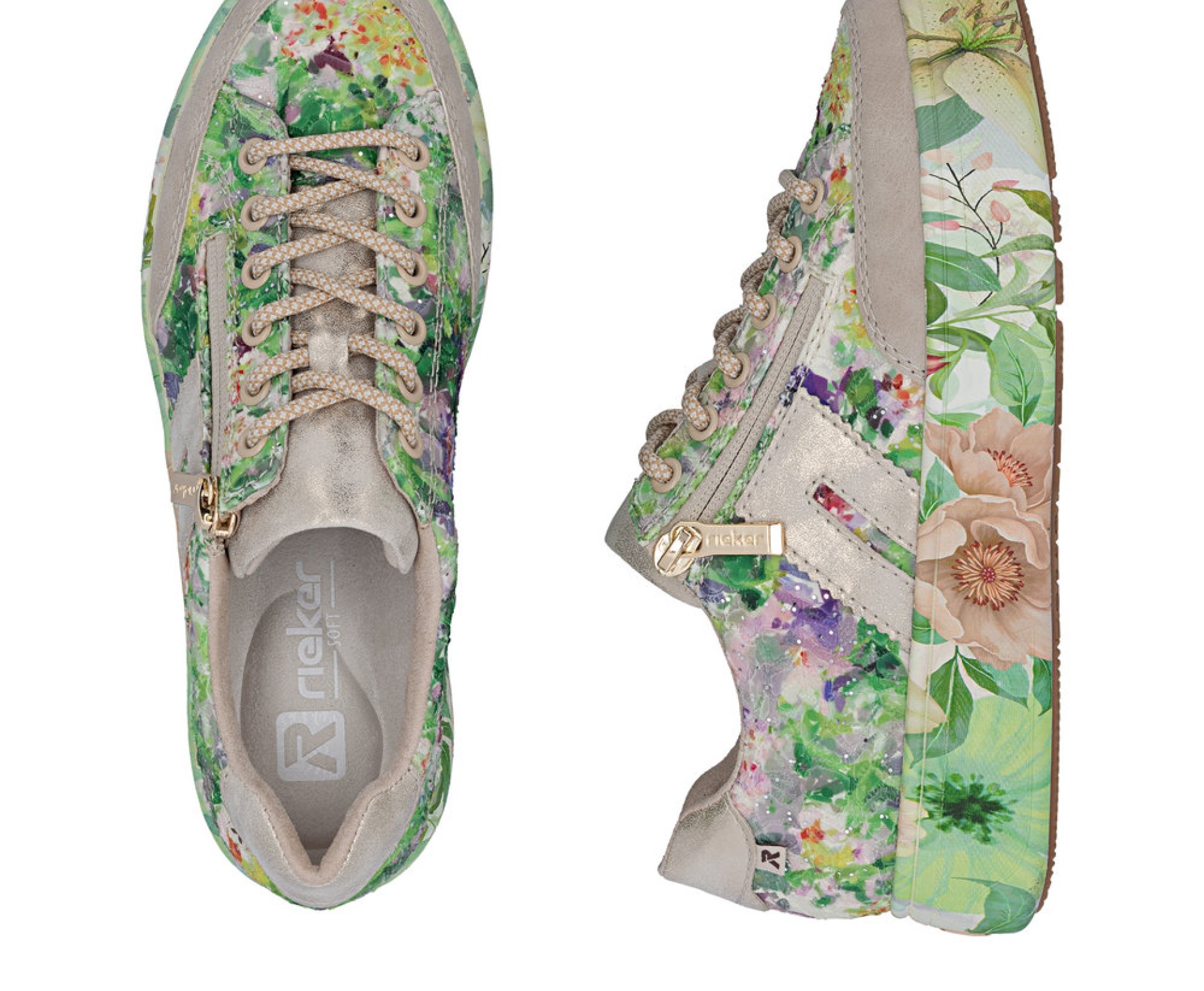 RIEKER multicolorr női sneaker cipő